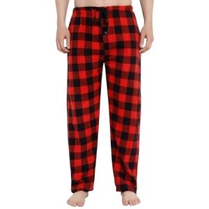 NWT🌺North 15•Micro Fleece Buffalo Plaid Pajama Pants